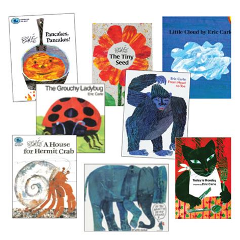 A selection of eric carle's books. Eric Carle Paperback Collection (Set of 8)
