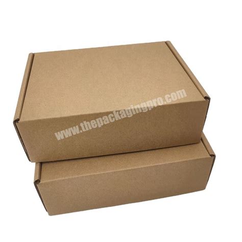 Corrugated Custom Cute Shipping Boxes Kraft Brown Shipping Corrugated