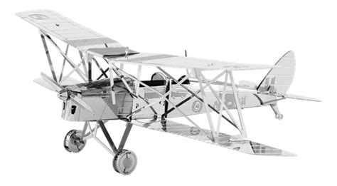 Metal Earth De Havilland Tiger Moth 3d Metal Model Airplane Kits Toy