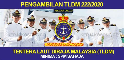 49 Tentera Laut Diraja Malaysia Pengambilan 2020 Information