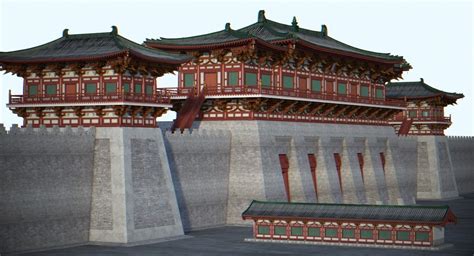 Chinese Architectural Ancient 3d Model 歴史的建造物 中国建築 古代ギリシャ建築