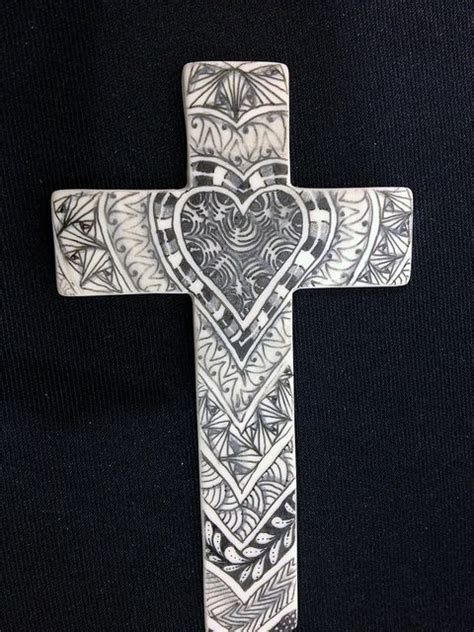 Zentangle Cross Cross Drawing Bible Illustrations Bible Art Journaling