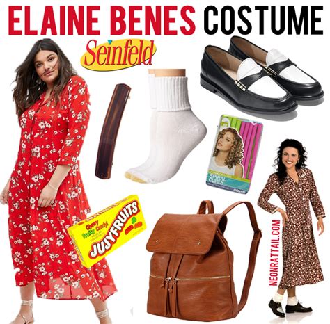 Diy Costume Idea Elaine Benes From Seinfeld Neon Rattail