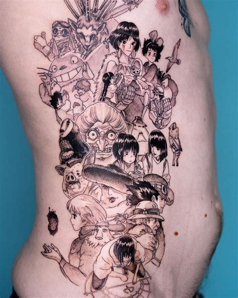 Ghibli Studio Oozytattoo Oozy Ghibli Cute Tattoos Body Art