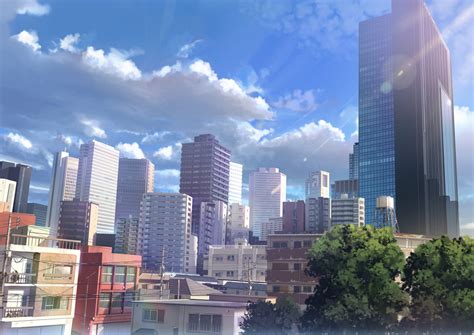 Cityscape Japan Anime Art Wallpapers Hd Desktop And