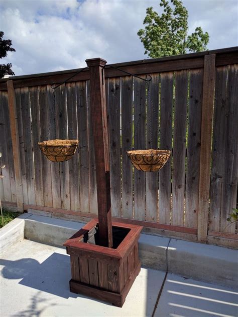 Build A Beautiful Hanging Basket Planter For Displaying