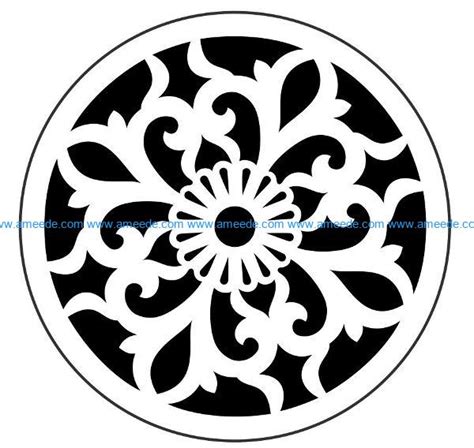 Decorative Motifs Circle E0009823 File Cdr And Dxf Free Vector Download