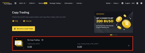 How To Use Copy Trading On Binance Futures Binance Support