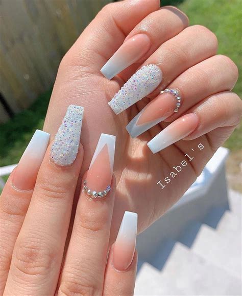 How to Do French Ombré Dip Nails Stylish Belles Ombre nails glitter