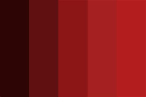 Shades Of Red 2 Color Palette