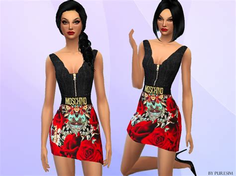 The Sims Resource Designer Dress By Puresim Sims 4 Downloads