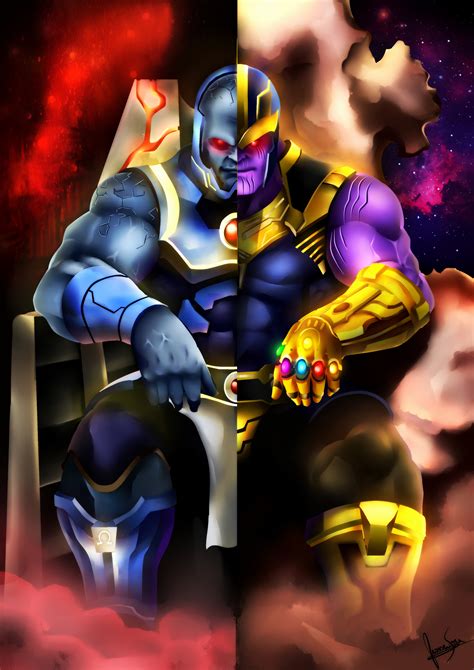 Fr4an Darkseid Vs Thanos Dc Vs Marvel