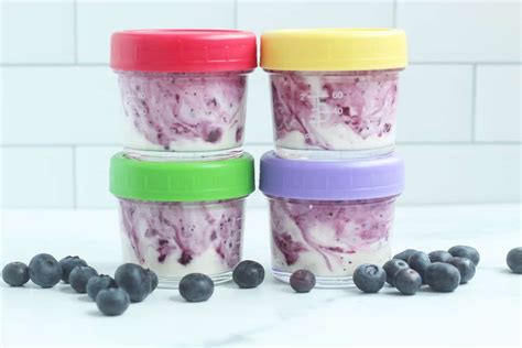 Blueberry Yogurt To Share With The Kids My Wonderful Baby