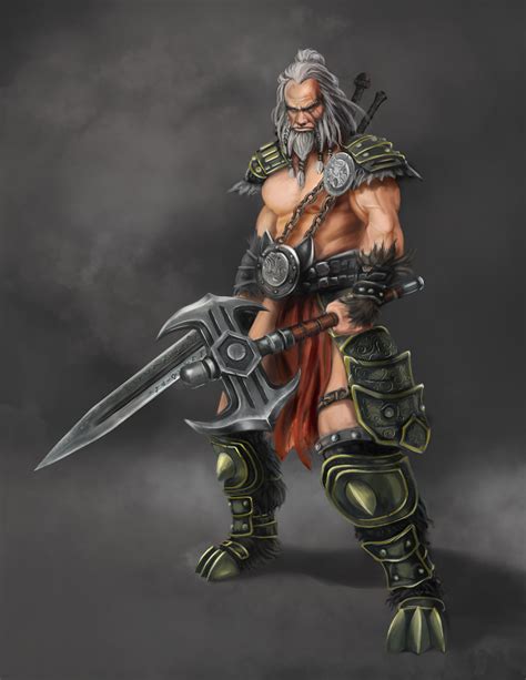Diablo Iii Fan Art Contest Barbarian On Behance