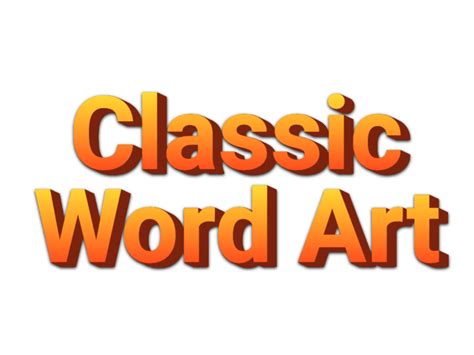 Classic Word Art Text Effect · Inkpx