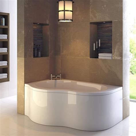 Moda Corner Shower Bath And Panel 1500 X 850mm