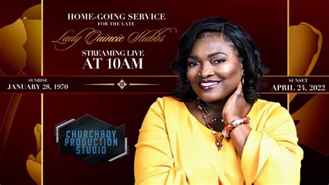 Home Going Service For Lady Quincie Stubbs Youtube