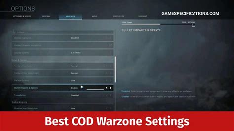 Best Cod Warzone Settings For Pc Ps4 And Xbox Game Specifications