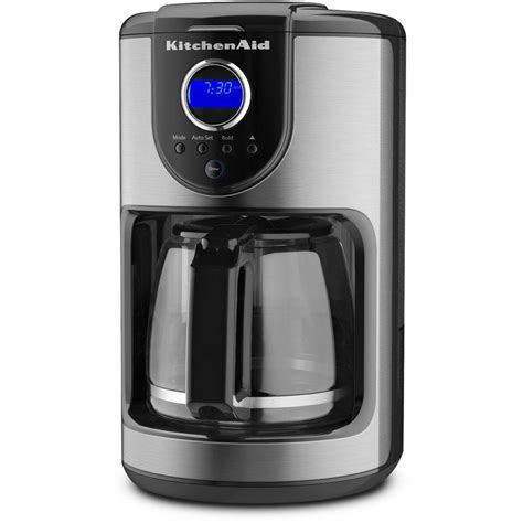 Kitchenaid 12 Cup Programmable Coffee Maker Kcm111ob The Home Depot