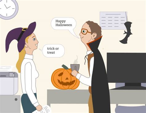 60 Office Halloween Party Stock Illustrations Royalty Free Vector Graphics And Clip Art Istock