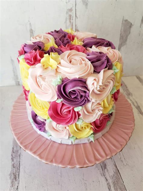 Rosette Cake Verneles New Orleans Bakery