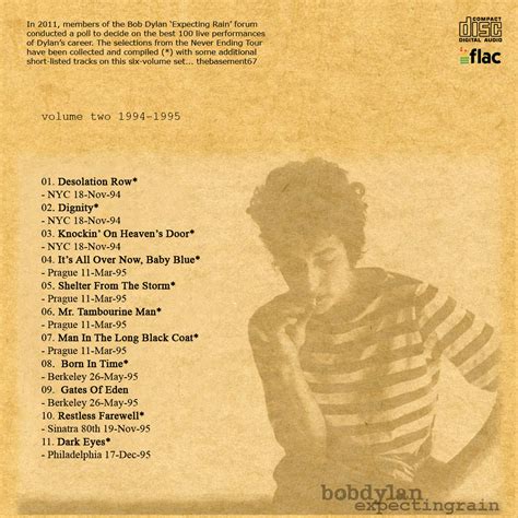 100 Greatest Bootlegs 141 Bob Dylan Expecting Rain Net Vol 1 6 Flac