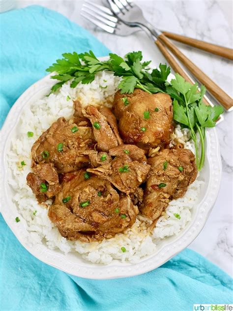Keep in mind the strong acidic punch will tone down as the sauce simmers. Filipino Chicken Adobo - Instant Pot Recipe | Urban Bliss Life