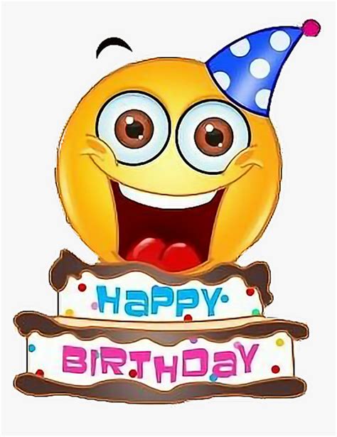 Happy Birthday Email Emoji Png Download Happy Birthday Emoji Face Transparent Png Kindpng
