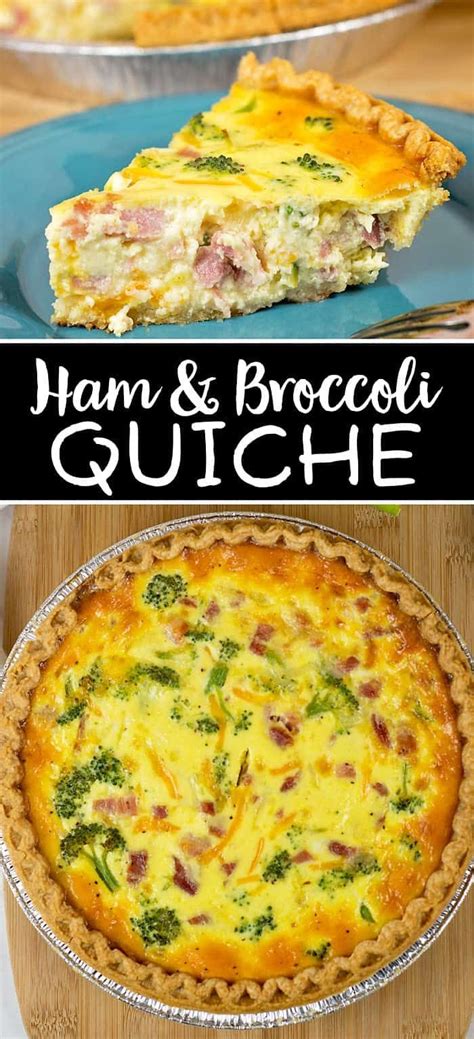 This Ham And Broccoli Quiche Recipe Is The Perfect Recipe To Use Up