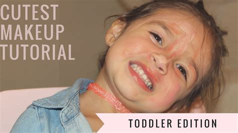 Cutest Toddler Makeup Tutorial Angie Haaksma Youtube