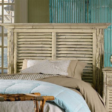 If you are just organizing a new flat or built up a new house, you are welcome. Coastal Bamboo Louvered Whiye Headboard - Beach Décor Shop