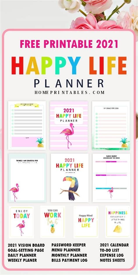 Free Printable Planner 2021 Pdf 50 Awesome Organizers Planner