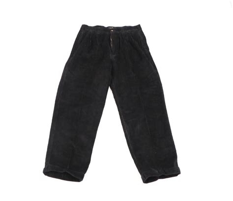 Vintage Nos Vintage 90s Streetwear Pleated Cuffed Corduroy Pants Grailed