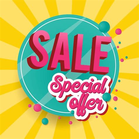 Free Vector Special Offer Sale Sign