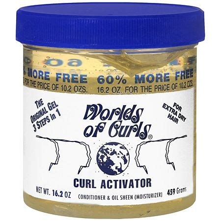 How to make curly hair with cull activator gel. Worlds Of Curls Curl Activator Conditioner & Oil Sheen Gel ...