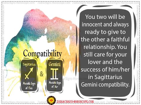 Sagittarius And Gemini Compatibility Love Trust And Patibility