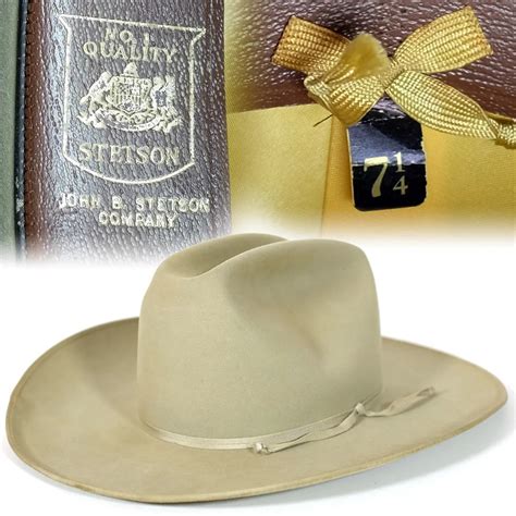 Stetson No 1 Quality Cowboy Hat Vintage Haberdashers Blog