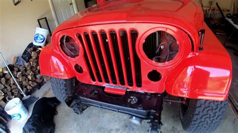 Jeep Cj7 Update 21 Ready For Paint Youtube