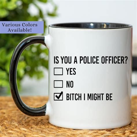 Police Coffee Mug Etsy