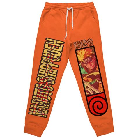 Uzumaki Naruto Naruto Shippuden Streetwear Sweatpants Anime Bad Ape