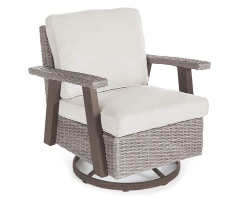 Broyhill Asheville 3 Piece Cushioned Patio Glider Chair And Side Table