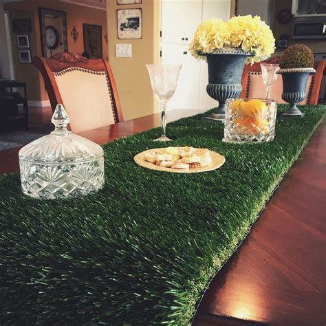 Synthetic Grass Table Runner Synthetic Grass Grass Table Runners