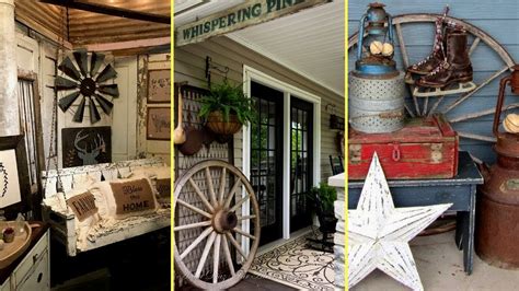 Diy Rustic Farmhouse Style Porch Decor Ideas Home Decor