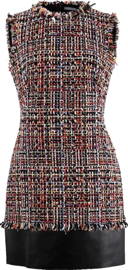 Melania Trump Alexander Mcqueen Tweed Dress Popsugar Fashion