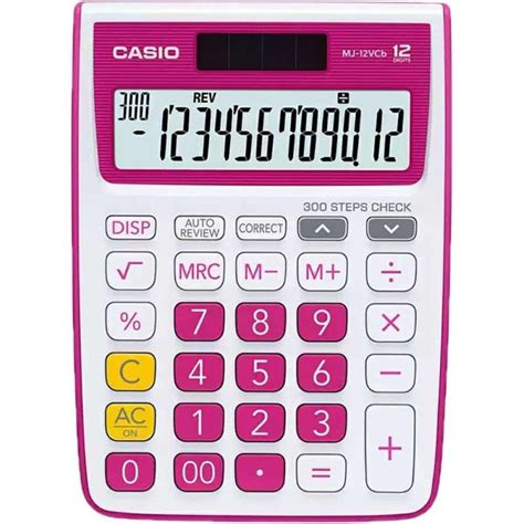 Calculadora Casio Mj Vcbrd Rosa Kabum