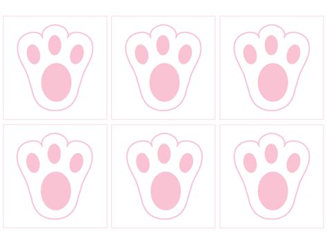 View, download and print paper bag rabbit feet template pdf template or form online. Printable Bunny Feet / free-printable-spring-Easter-bunny ...