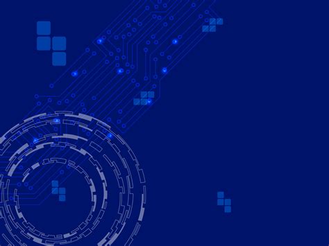 Blue Cybernetic Tech Backgrounds Blue Technology Templates Free