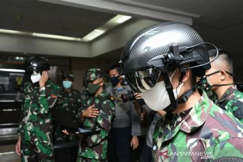 Tni Gunakan Helm Canggih Deteksi Panas Badan Antara News Kalimantan Utara