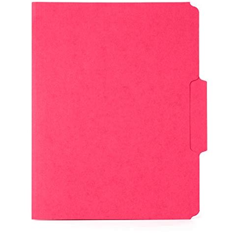 50 Red Fastener File Folders 13 Cut Reinforced Tab Durable 2