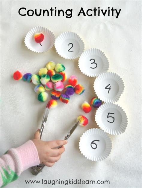 Simple Counting Activity For Children Kids Learning Preschool